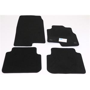 Tailored Car Floor Mats in Black for Smart FORTWO cabrio, 2004 2007