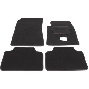 Car Mats, Luxury Tailored Car Floor Mats in Black for Peugeot 407 SW 2004 2010   No Clip Version, Luxury Tailored Car Mats