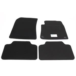 Car Mats, Tailored Car Floor Mats in Black for Peugeot 407 SW 2004 2010   No Clip Version, Tailored Car Mats