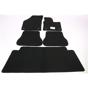 Car Mats, Tailored Car Floor Mats in Black for Volkswagen Caddy III Life and Maxi 2004 2015, Tailored Car Mats