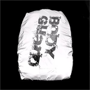 Hi Vis, Hi Vis Reflective Bag Cover in Neon Silver Black, Safety Maker
