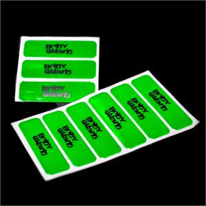 Hi Vis, Hi Vis  Reflective Neon Sticker 70x22mm in Green, Safety Maker
