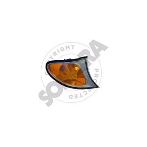 Lights, Right Indicator Amber (Chrome Bezel, Saloon & Estate, Original Equipment) for Alpina B3 Touring 2002 2005, 