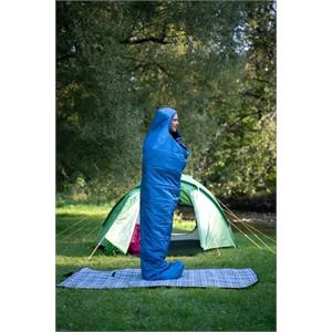 Husky Long Three-Season Sleeping Bag (-10°C) - Blue
