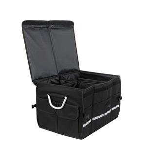 Car Boot Organiser, Streetwize Collapsible Car Boot Organiser with Removable Dividers and Alloy Handles, Streetwize