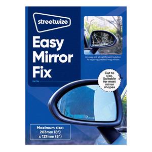 Glass Care, Streetwize Easy Door Mirror Fix Kit   Standard   8x5", Streetwize