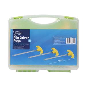 Camping Equipment, Rock Pegs 7x200mm   Pack of 20, Streetwize