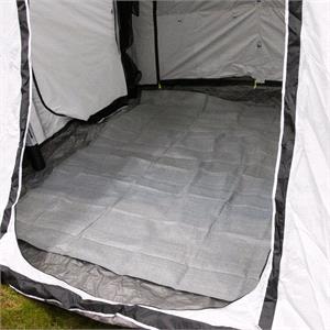 Camping Equipment, 2.5 x 4.0m Anthracite Grey Supreme Awning Carpet, Streetwize