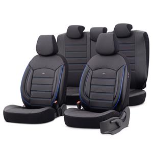 Seat Covers, OTOM INSPIRE SERIES UNIVERSAL SIZE CAR SEAT COVER   Blue Black, Otom
