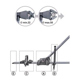 Peruzzo Pure Instinct Black Roof Mounted Bike Rack (Frame Holder) for 1 Bike