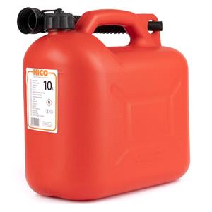 Jerry and Fuel Cans, Plastic fuel canister, red 10l, AMIO