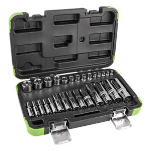 Socket Set, CASE WITH 28 TORX SOCKETS , 