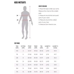 JOBE Boston Fullsuit 3|2mm Youth Wetsuit - Teal - Size 116