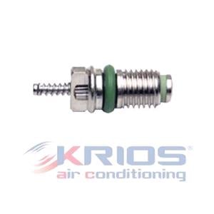 Valve, HOFFER (KRIOS) (GENUINE) VALV.A SPILLO HI FLOW R134AVlv Schrader M6x0,75, HOFFER