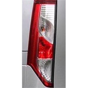 Lights, Left Rear Lamp (Single Tailgate Models, Supplied Without Bulbholder) for Renault KANGOO 2013 on, 