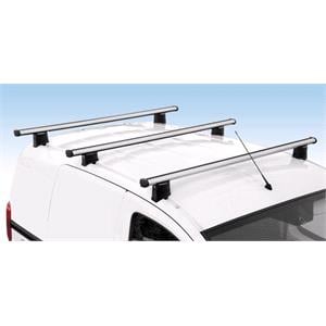 Complete Nordrive Aluminium 3-Bar System for commercial vans, Supplied with locks and keys