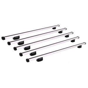 Roof Racks and Bars, Nordrive 5 Aluminium Cargo Roof Bars (150 cm) for Fiat SCUDO Bus 2022 Onwards, with built in fixpoints, NORDRIVE