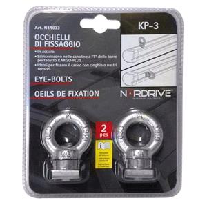 Pair Of Fixing Eye-Bolts For Aluminium NorDrive Roof Bars