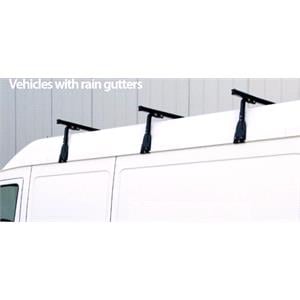 Complete Nordrive Steel 3-Bar System for commercial vans, Supplied with locks and keys