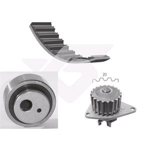 Timing Belts, Hutchinson Timing Belt Kit with Water Pump   K03WP05, HUTCHINSON