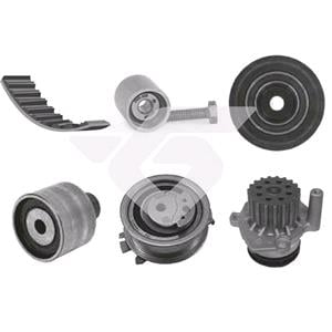 Timing Belts, Hutchinson Timing Belt Kit with Water Pump   K462WP68, HUTCHINSON