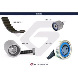 Timing Belt Set, Hutchinson Timing Belt Kit   K505, HUTCHINSON