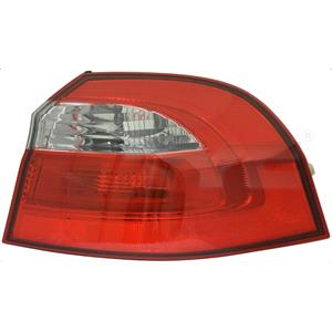 Lights, Right Rear Lamp (Outer, On Quarter Panel, Hatchback Models, Standard Bulb Type, Supplied Without Bulbholder) for Kia RIO III 2012 2015, 