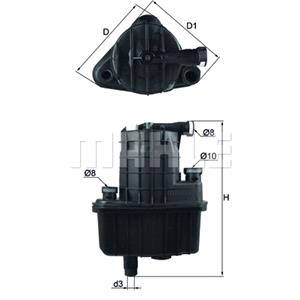 Fuel Filters, MAHLE Fuel Filter   KL469, Mahle Original
