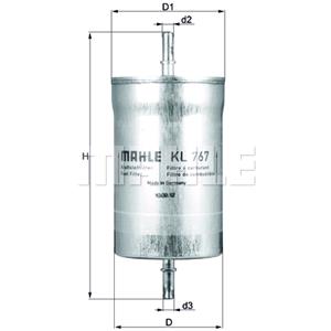 Fuel Filters, MAHLE Fuel Filter   KL767, Mahle Original