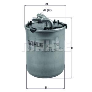 Fuel Filters, MAHLE Fuel Filter   KL778, Mahle Original