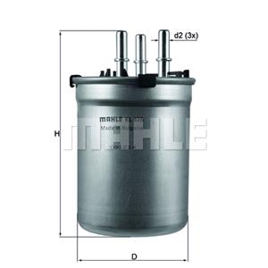 Fuel Filters, MAHLE Fuel Filter   KL838, Mahle Original