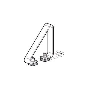 Pair Of Adjustable Load Stops For NorDrive Aluminium Roof Bars - 10 cm