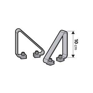Pair Of Adjustable Load Stops For NorDrive Aluminium Roof Bars - 10 cm