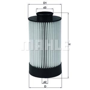 Fuel Filters, MAHLE Fuel Filter   KX340D, Mahle Original