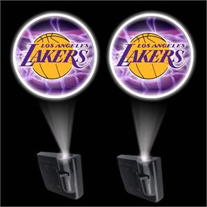 LA Lakers Car Door LED Puddle Lights Set (x2) - Wireless