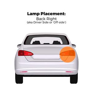 Lights, Right Rear Lamp (3 Door, Supplied With Bulbholder, Original Equipment) for Opel CORSA D Van 2006 2014, 