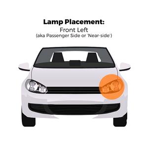 Lights, Left Headlamp (LED, With Bending Light, With Daytime Running Light, Without Control Module, Original Equipment) for Mercedes EQE 2022 Onwards, 