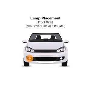 Lights, Right Front Fog Lamp (Takes H11 Bulb, Not for GT or EV Models, Original Equipment) for Volkswagen GOLF VII 2017 2020, 