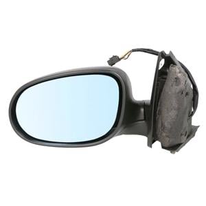 Left Mirror (electric, heated, primed cover, temp. sensor) - Original Replacement