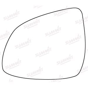 Wing Mirrors, Left Stick On Wing Mirror Glass for BMW X4 2014 Onwards, SUMMIT