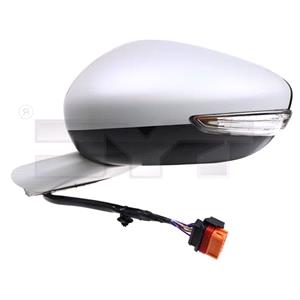 Left Mirror (electric, heated, indicator, primed cover) - Original Replacement