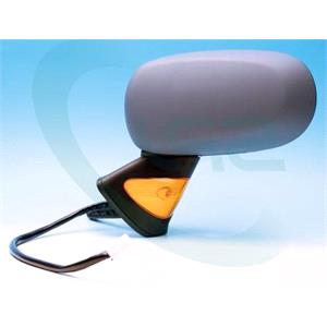 Wing Mirrors, Left Wing Mirror (electric, heated, amber indicator, primed cover) for RENAULT MODUS, 2004 2008, 