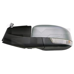 Wing Mirrors, Left Wing Mirror (electric, heated, indicator, primed cover, without power folding, without puddle lamp) for Ford MONDEO IV Estate, 2010 2014, 