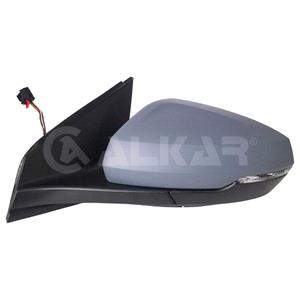 Wing Mirrors, Left Wing Mirror (electric, heated, indicator, primed cover) for Volkswagen POLO, 2017 Onwards, 