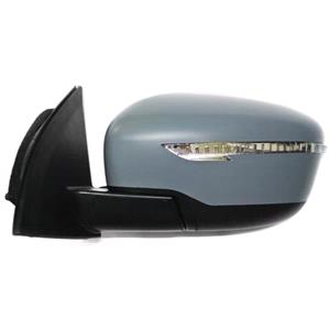 Wing Mirrors, Left Wing Mirror (electric, heated, indicator, primed cover) for Nissan QASHQAI 2014 2018, 
