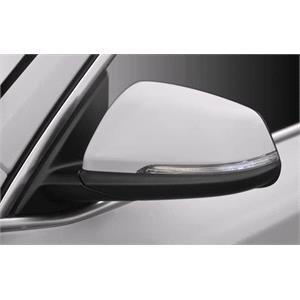 Left Mirror (electric, heated, indicator, primed cover) - Original Replacement