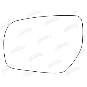 Wing Mirrors, Left Stick On Wing Mirror glass for Renault KOLEOS 2008 Onwards, SUMMIT