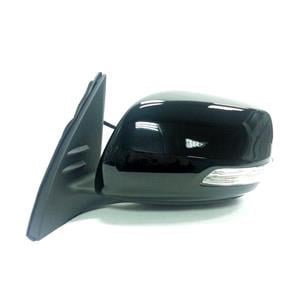 Wing Mirrors, Left Wing Mirror (electric, heated, indicator, black cover, power folding) for Toyota LAND CRUISER VAN, 2014 Onwards, 