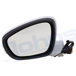 Left Mirror (electric, heated, indicator, primed cover) - Original Replacement