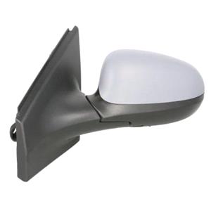 Wing Mirrors, Left Wing Mirror (electric, heated, primed cover, temp. sensor) for Fiat BRAVO Van 2008 2014, 